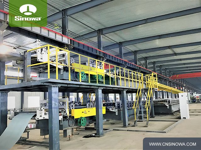 pu sandwich panel production line machine